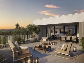 Visualisierungen Wohnüberbauung Anker Diepoldsau